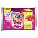 Šlapias paukštienos ėdalas WHISKAS Casserole jaunoms katėms, 4 x 85g