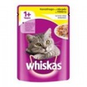 Konservuotas kačių ėdalas WHISKAS, su vištiena, 100 g