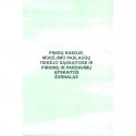 Pinigų kasoje, banko sąsk. ir pirkimų ir pardavimų apskaitos žurnalas
