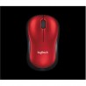 Belaidė ergonominė pelė LOGITECH M185, raudona sp.