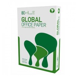 Biuro popierius Global 80 g/m2, A4, 500 lapų