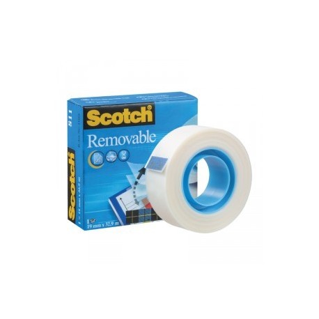 Lipni juosta SCOTCH MAGIC 811, 19 mm x 33 m, nuimama