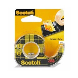 Dvipusė lipni juosta SCOTCH 665, 12 mm x 6 ,3 m, su laikikliu